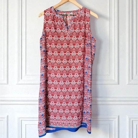 LOFT Sleeveless Shift Dress Vacation Resortwear Casual Women’s Size Medium - Picture 1 of 10